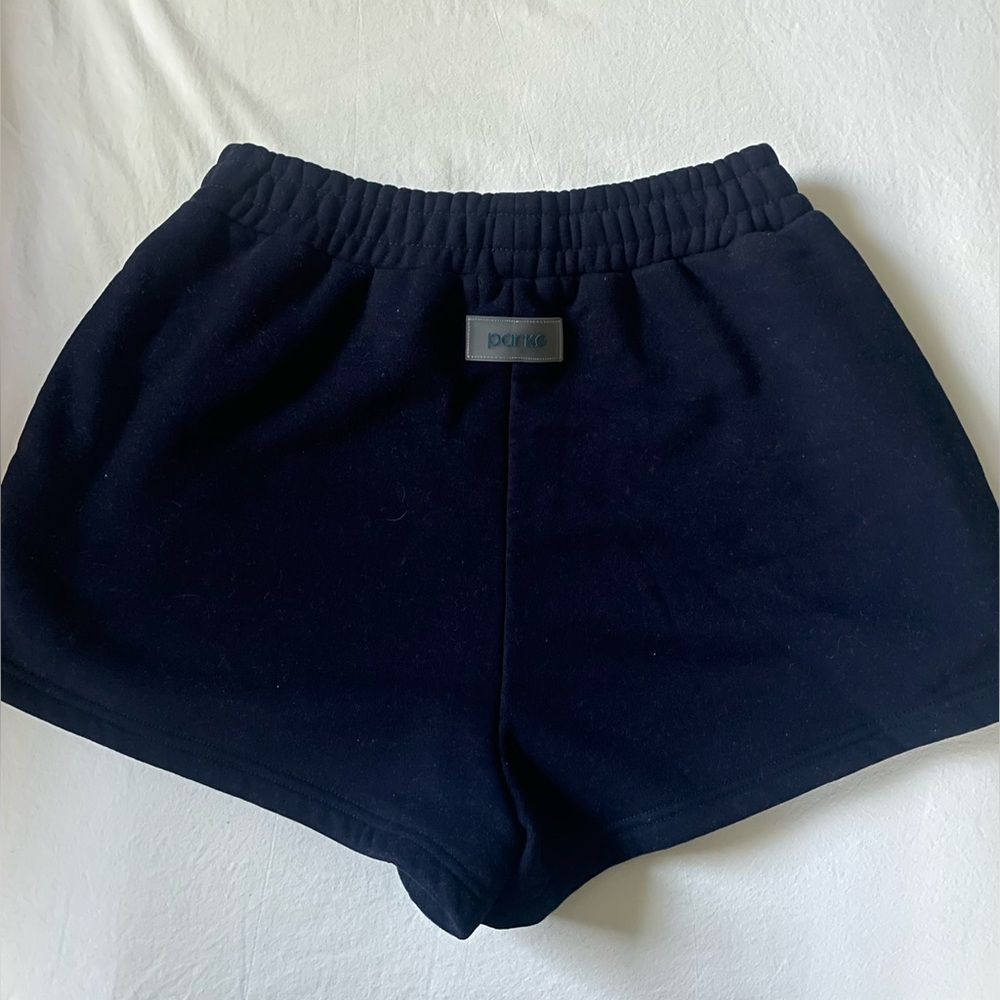 PARKE Navy Sweat Shorts